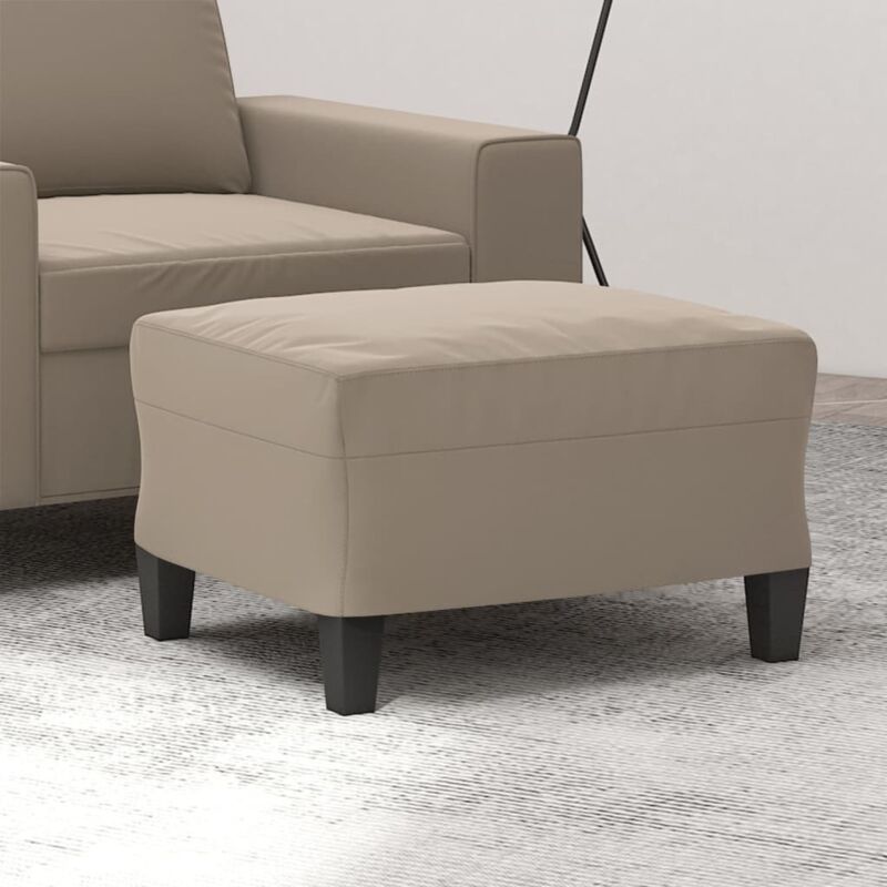 Fußhocker Taupe 60x50x41 Cm Mikrofasergewebe Vidaxl