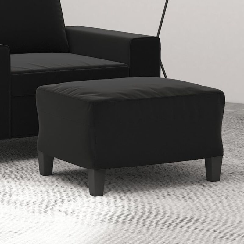 Fußhocker Schwarz 60x50x41 Cm Mikrofasergewebe Vidaxl