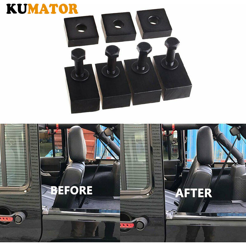 1 Set Car Seat Spacers + Bolts Rear Seat Recline Kit with Bolts and Washers for Jeep Wrangler jk 2007- 2018 4 Door – Fuienko | 04537371432322 1 Set Car Seat Spacers + Bolts Rear Seat Recline Kit with Bolts and Washers for Jeep Wrangler jk 2007- 2018 4 Door – Fuienko | 04537371432322