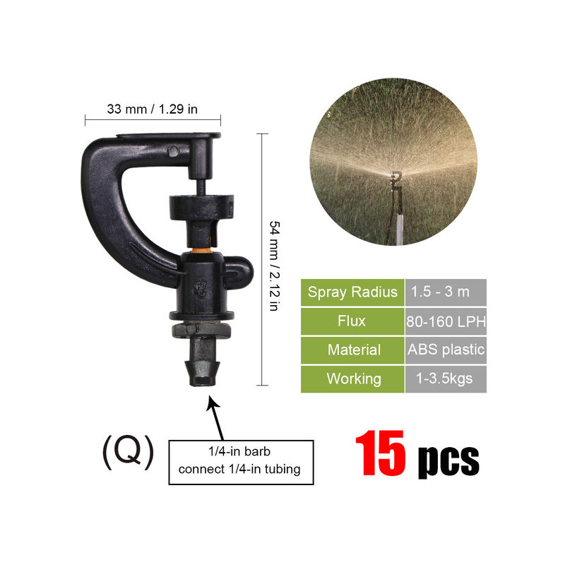 Fuienko 4/7 Millimetri Regolabile Ugello di