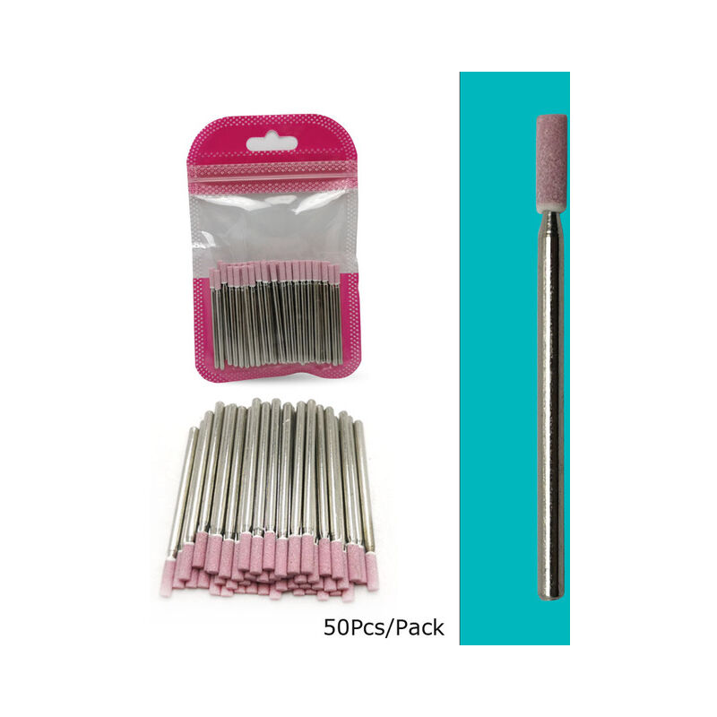Fuienko 50Pcs punta per trapano per unghie al