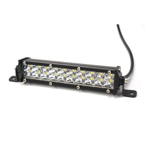 Fuienko-Barra de luz Led de doble fila, accesorio ultrafino de 7 pulgadas, 60W, 6000K, 12V, para coches todoterreno, SUV, UTE, camiones de recogida, 4x4, moto de nieve, 1 piezas,Two Rows