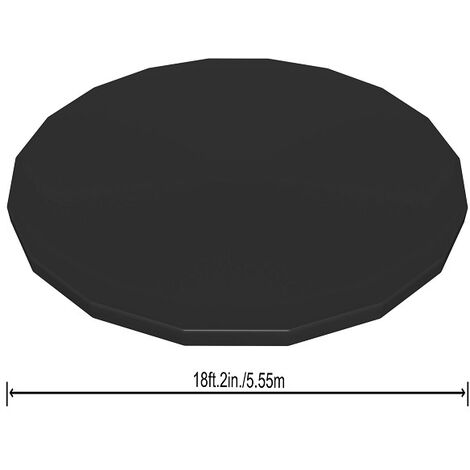 Fuienko-cubierta protectora de PVC para piscina, cubierta de poliéster resistente a la lluvia y al polvo, color negro, 18 &39/58039 m, 5,49,Negro