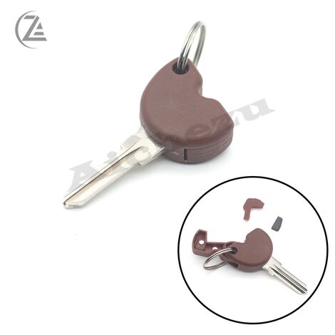 Fuienko Neue Braun Uncut Blank Key + Transponder Chip für Gilera