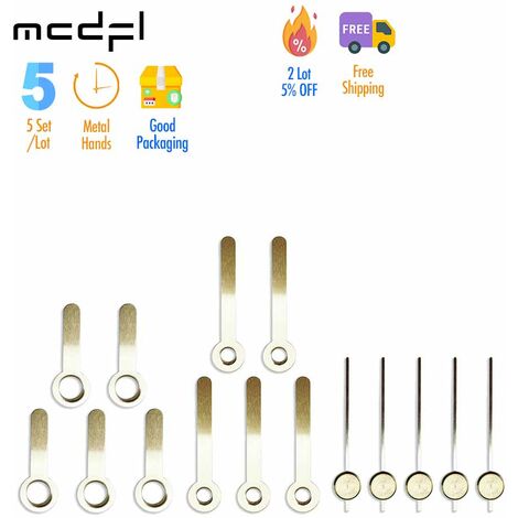 Fuienko-Reloj de pared de manos cortas dorado, reparación de mesa, escritorio para niños, Despertadores mecánicos, mesita de noche, pequeño mecanismo de punteros