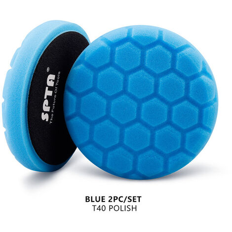 Fuienko – tampons de polissage pour polisseuse de voiture, éponge pour DA/RO/GA, 3 &quot/5&quot/6 &quot/7&quot, 2 pièces et 5 pièces, vente en gros,2 Blue Polish,6Inch Backer,France