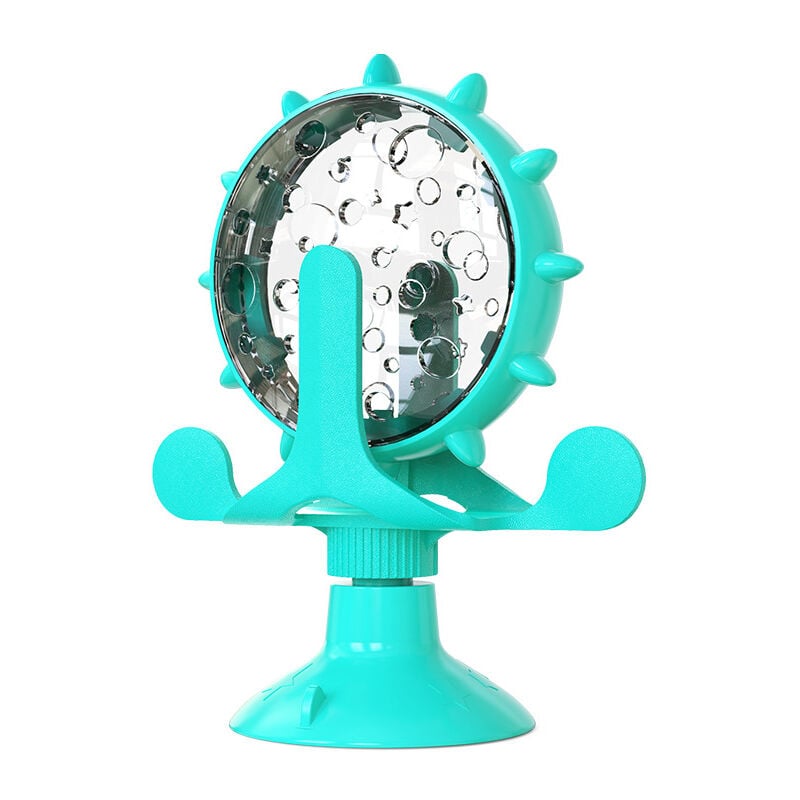 Fuite de nourriture pour chiens, moulin à vent interactif, jouet rotatif pour petits chiens, plateau tournant, gamelle pour ingestion lente,