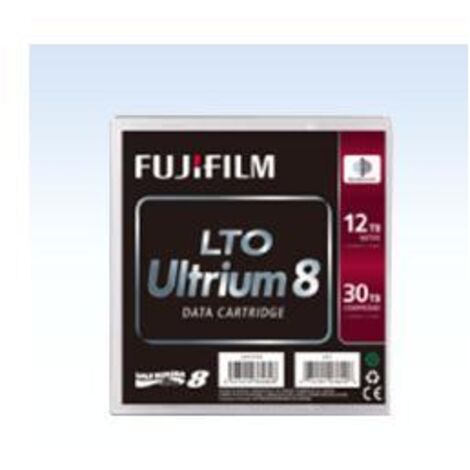 Fujifilm Cartridge Fuji LTO8 Ultrium 12TB/30TB Bande de données vierge 12 To LTO 1,27 cm