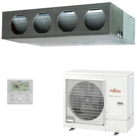 Fujitsu – Climatiseur gainable 5850 kcal/h – Capacité de chauffage 6455 kcal/h – Gaz R32 respectueux de l'environnement – Design compact pour espaces restreints - ACY100-KA