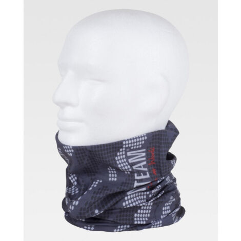 Fular de punto tubular multifunción estampado WORKTEAM WFA105