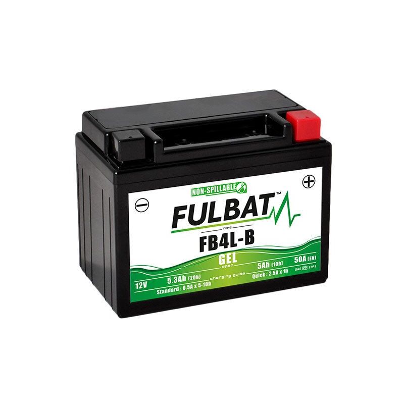

Fulbat - Batería moto Gel YB4L-B / FB4L-B 12V 5Ah