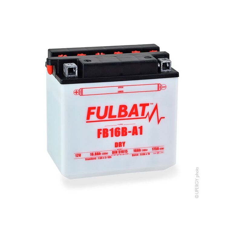 

Batería moto YB16B-A1 12V 16Ah - Fulbat