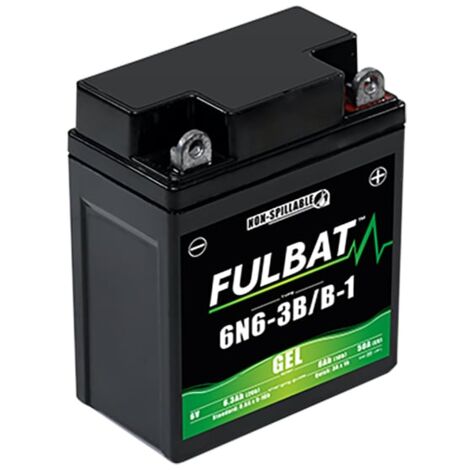 Fulbat - Batterie moto Gel 6N6-3B / 6N6-3B-1 6V 6Ah