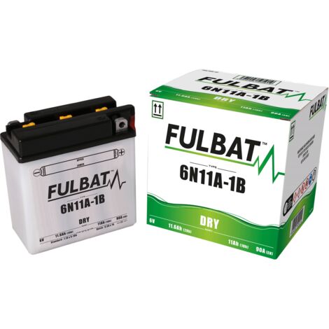FULBAT FUL DRY Batterie - 6N11A-1B (trocken, funktionsfähig, Säure enthalten)