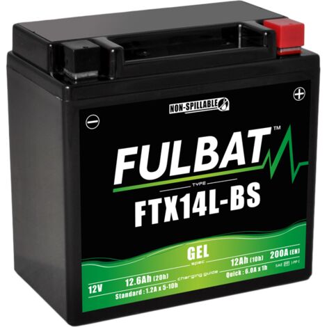 FULBAT FUL GEL Batterie - FTX14L-BS / YTX14L-BS (Gel, wartungsfrei)
