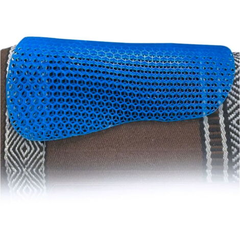 Full, Azzurro: Semisottosella Western modello Air Release in morbido gel traforato