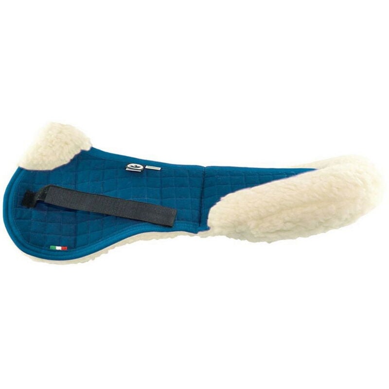 Full, Vert: Coussin solaire moulé avec tissu extérieur en coton matelassé, tissu intérieur et bordure en pure laine