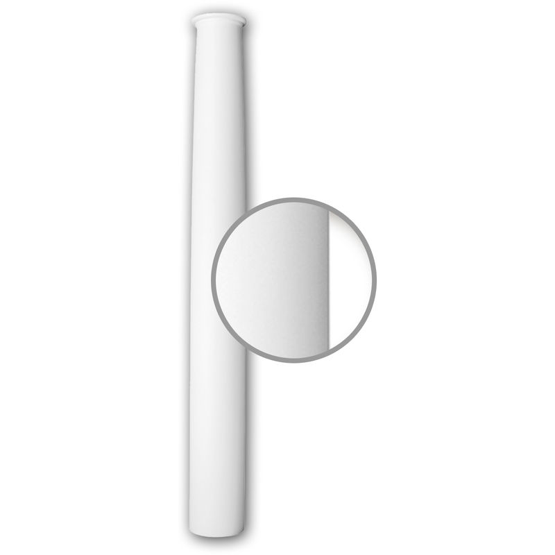 Profhome Decor - Full Column Shaft 112020 Profhome Column Decorative Element Neo-Classicism style white