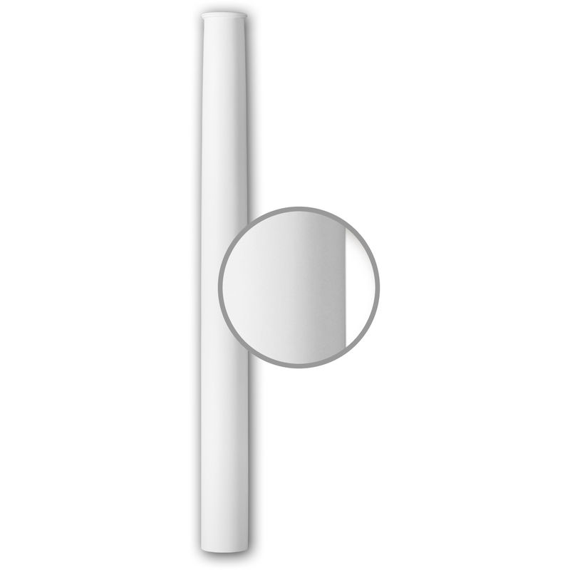 Full Column Shaft 112060 Profhome Column Decorative Element Neo-Classicism style white