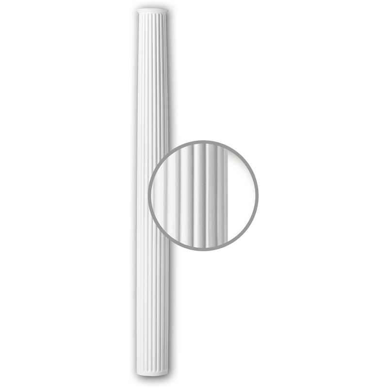 Full Column Shaft 112080 Profhome Column Decorative Element Neo-Classicism style white