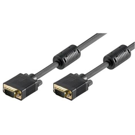 Full HD SVGA Monitorkabel, vergoldet, VGA-Stecker (15-polig)  VGA-Stecker (15-polig). Kabellänge 15 m