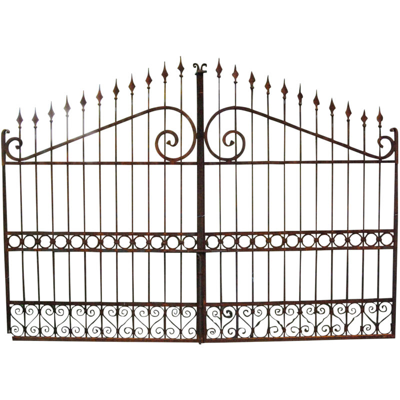 Biscottini - Full iron made W348xDP10xH250 cm sized gate