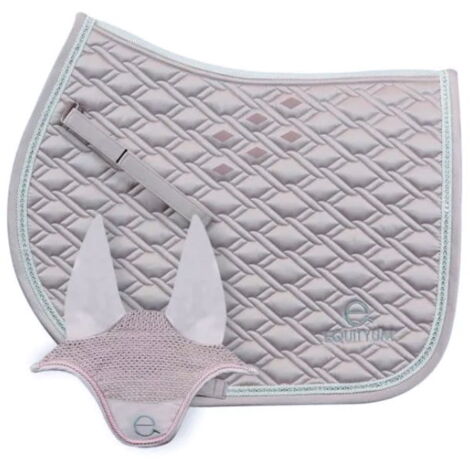 Full, Rosa: Sottosella da salto con cuffia modello Esme in tessuto satinato lucido con inserti in silicone