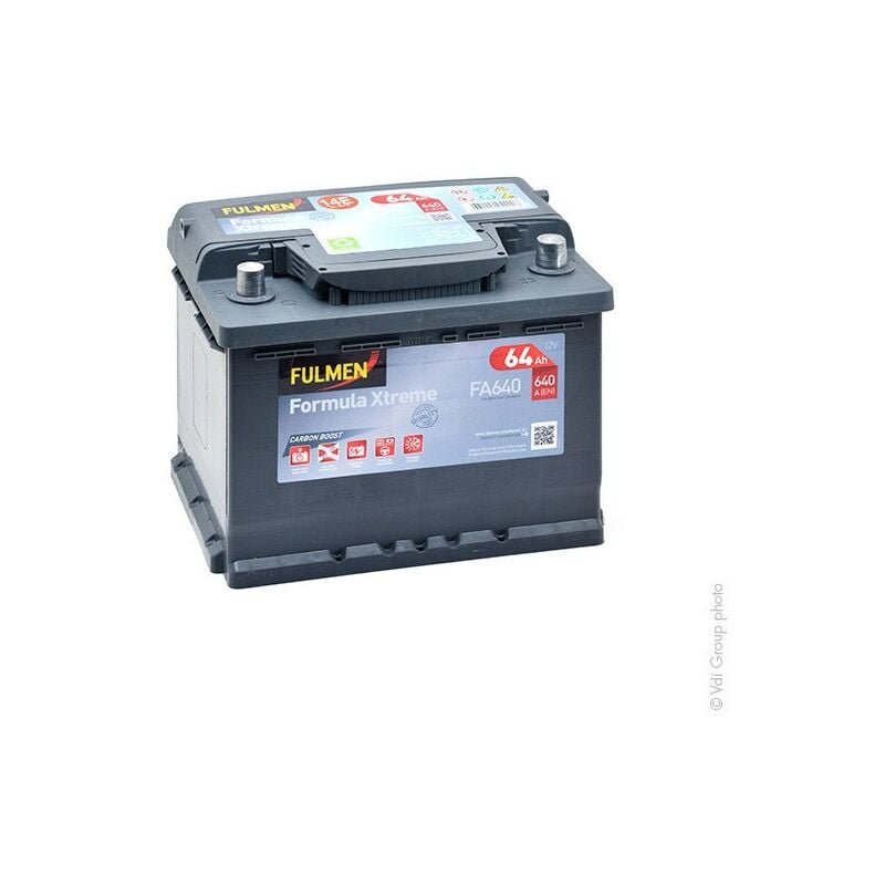 

Batería para coche Formula Xtreme FA640 12V 64Ah 640A - Fulmen