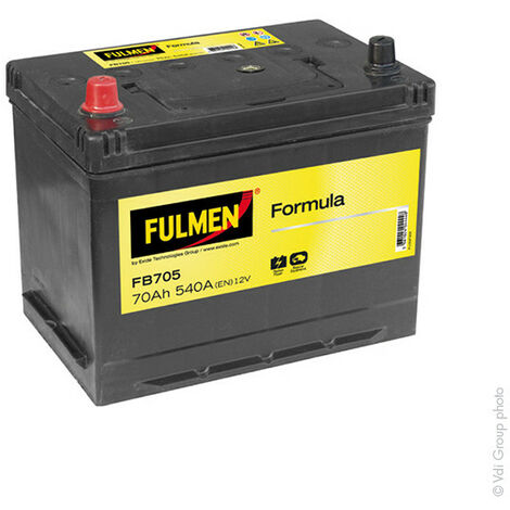 Batterie 12V 70AH 760A FULMEN Start&Stop Ref FK700