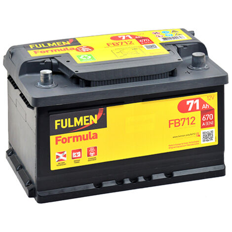 Fulmen - Batterie voiture FULMEN Formula FB712 12V 71Ah 670A