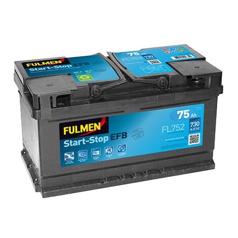 Fulmen - Batterie voiture Fulmen Start-Stop EFB FL752 12V 75Ah 730A