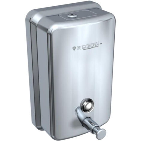 FUMAGALLI Dispenser sapone manuale verticale inox lucido codice prod: BLU7002C