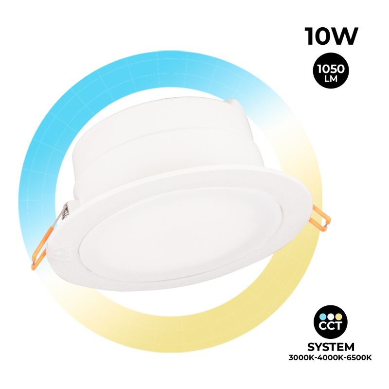 Spot LED encastrable rond étanche CCT Fumagalli 10W et 1050lm - Blanc Spot LED encastrable rond étanche CCT Fumagalli 10W et 1050lm - Blanc