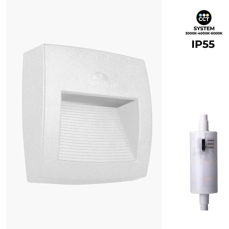 Fumagalli Weiß Aufbaustrahler Lorenza Mit Glühlampe R7s Cct