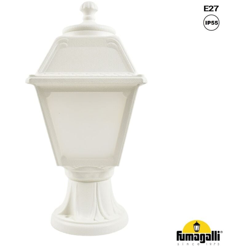Image of Lanterna da esterno 'Mikrolot/Mary' - E27 Colore Bianco,Diffusore Opalino - Bianco - Fumagalli