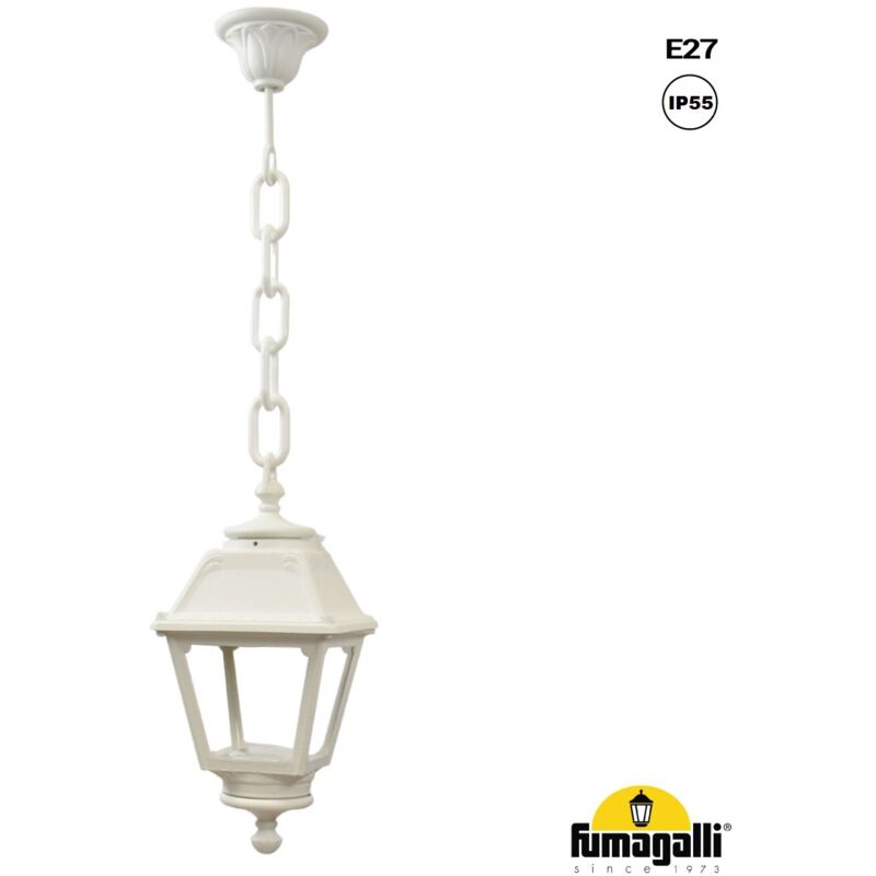 Image of Lanterna a sospensione da esterno Fumagalli Sichem/Mary - E27 - Bianco