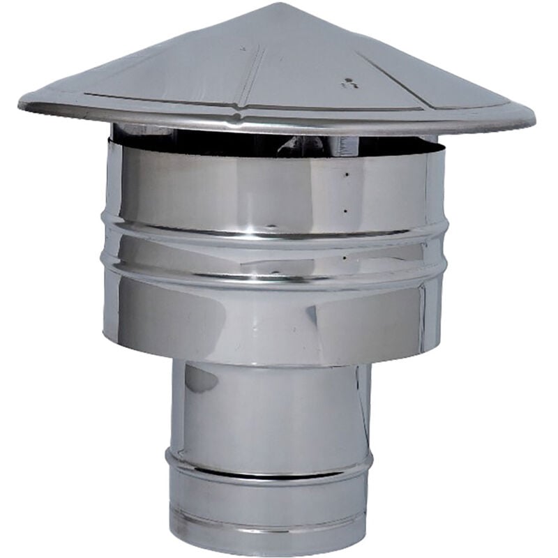 Iperbriko - Fumaio a cappello antipioggia ø 15 cm
