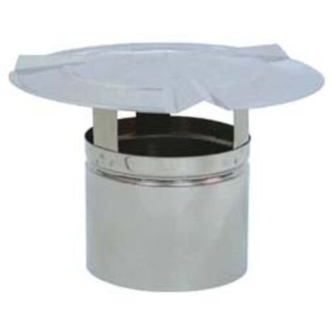 FUMAIOLI A CAPPELLO IN ACCIAIO ZINCATO- - ø cm.8 - 1 pezzi