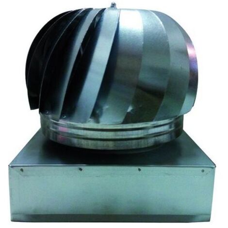 Fumaioli Eolici Acciaio Inox Base Tonda Diam.cm.15