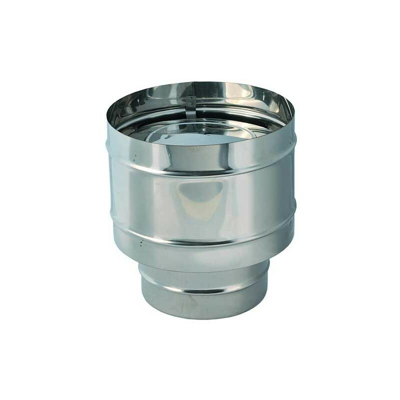 Fumaiolo inox quattro venti base tonda maschio : Diametro - 250