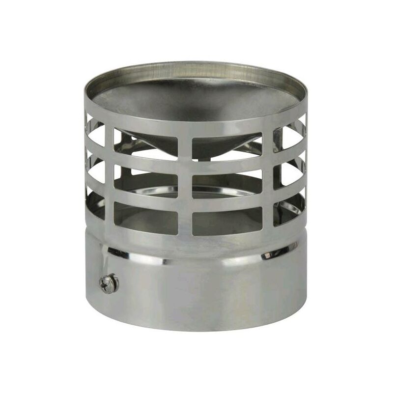 Image of Terminale di Scarico per Tubi Stufa a Pellet in Acciaio inox 8 cm - AL824 Diametro 8 cm Terminale di Scarico