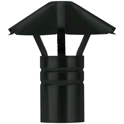 Fumaiolo per Tubi Stufa a Pellet Acciaio rivestito con smalto porcellanato 8   cm - ZN812 Diametro 8 cm Fumaiolo