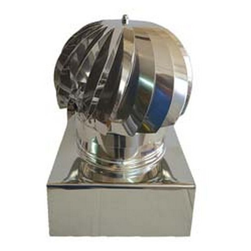 Image of Nextradeitalia - fumaiolo testa radiante girevole quadro - CM.32X32 in lamiera zincata