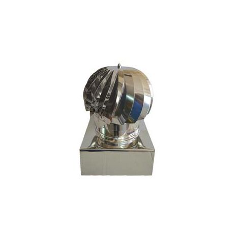 FUMAIOLO TESTA RADIANTE GIREVOLE QUADRO cm.37x37 in lamiera zincata