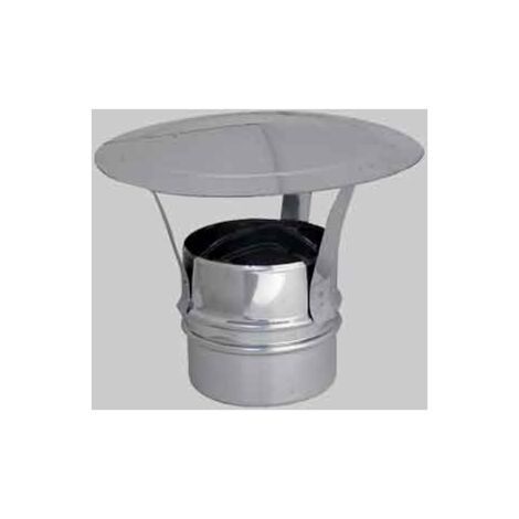 Fumaiolo zincato a cappello 'cinese' tondo ø 140 mm