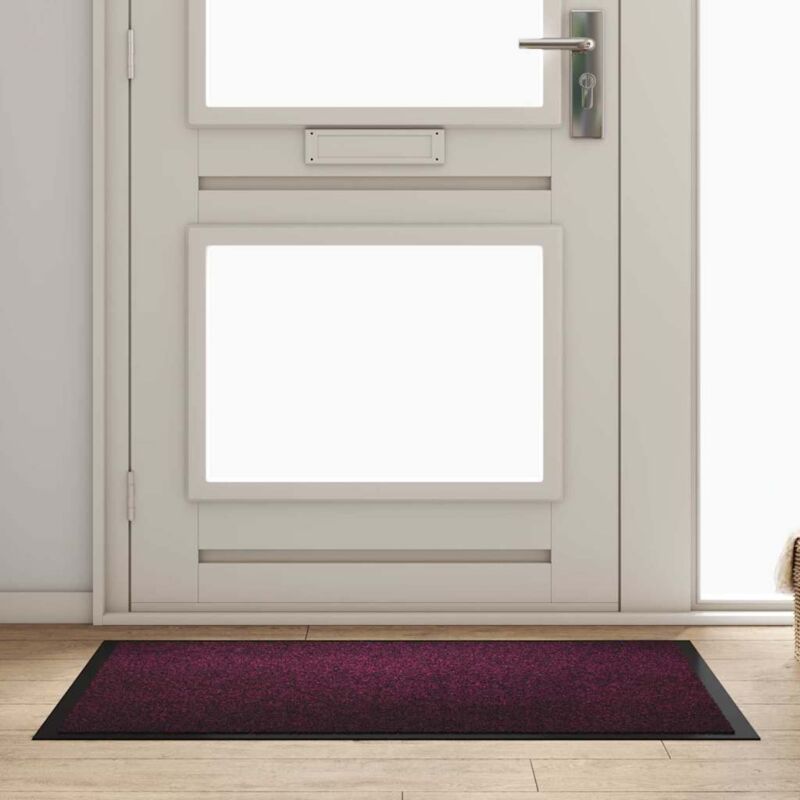 Fußmatte Bordeaux 120 X 80 X 1, 2 Cm Teddystoff Vidaxl