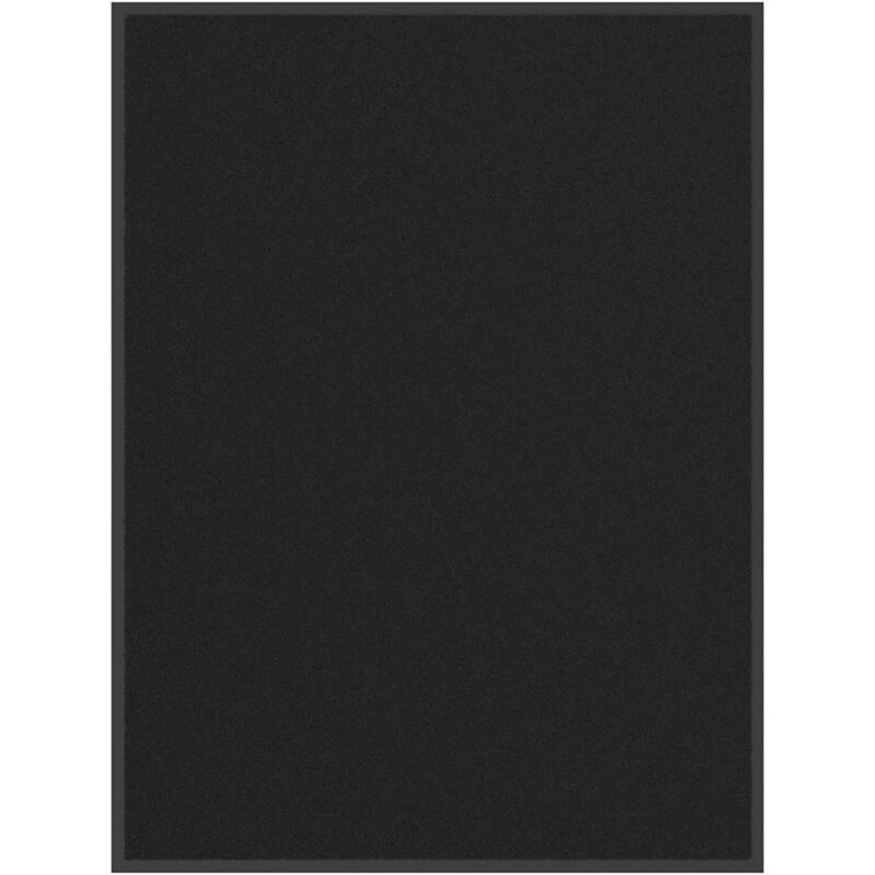 Fußmatte Schwarz 90x120 Cm Vidaxl