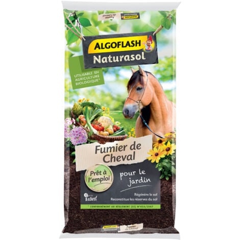 Fumier de Cheval 15 kg - Algoflash Naturasol