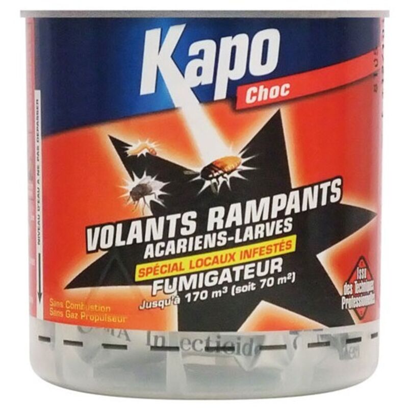 Kapo - Insecticide fumigène tous insectes locaux infestés - 170 m³