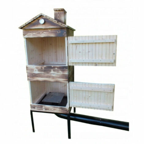 Fumoir De Jardin En Bois Xxl + Feu Gratuit